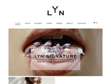 Tablet Screenshot of lynlingerie.ch